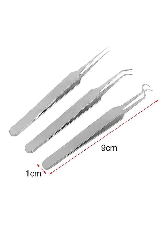 3Pcs Blackhead Pimples Removal Pointed Bend Gib Head Comedone Acne Extractor - Image 3