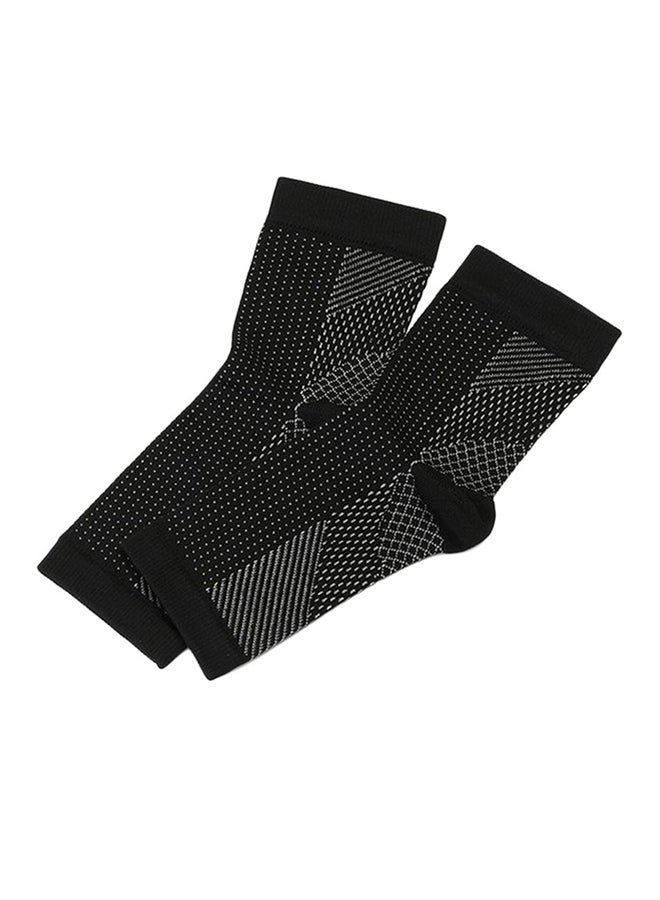 Generic Professional Sport Foot Angle Anti Fatigue Compression Foot Sleeve Sock  - Image 1