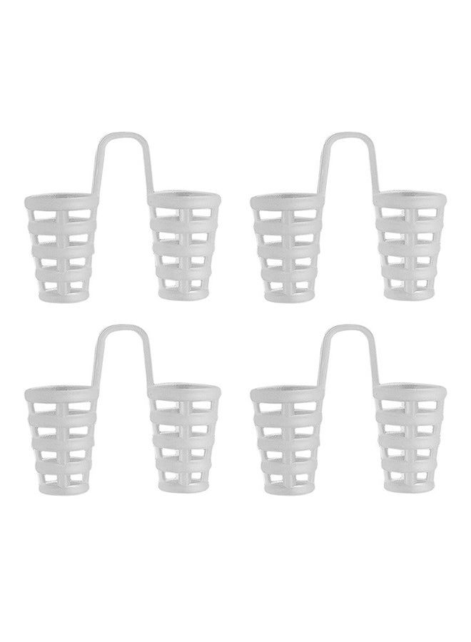 Generic 4-Piece Mini Transparent Anti Snoring Device  - Image 1