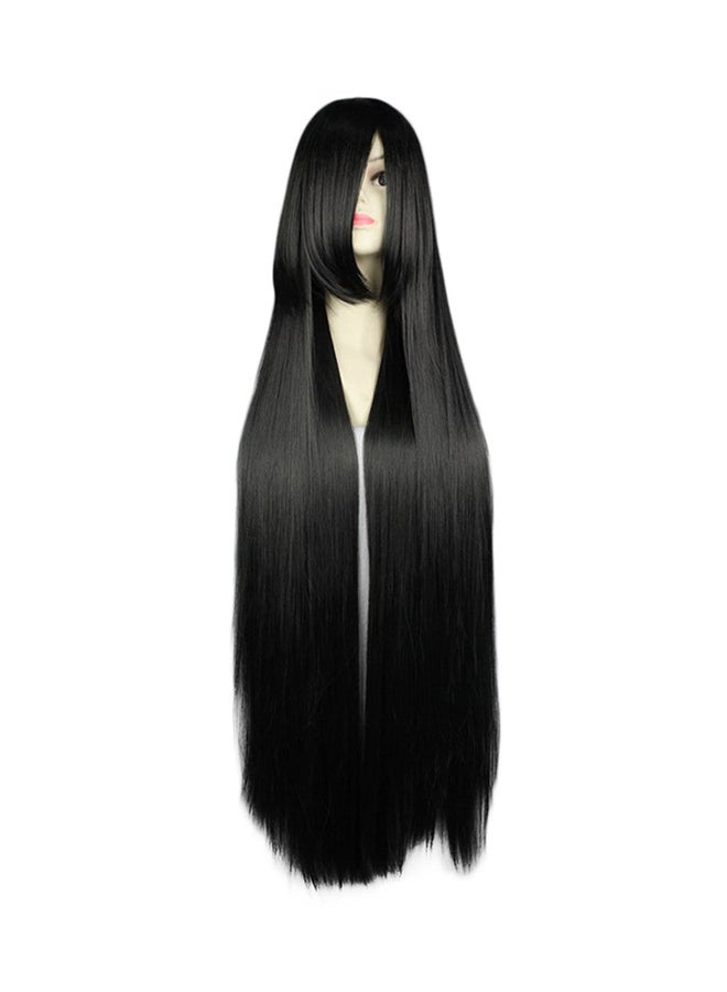 Generic Synthetic Long Hair Wig Black 100cm - Image 1