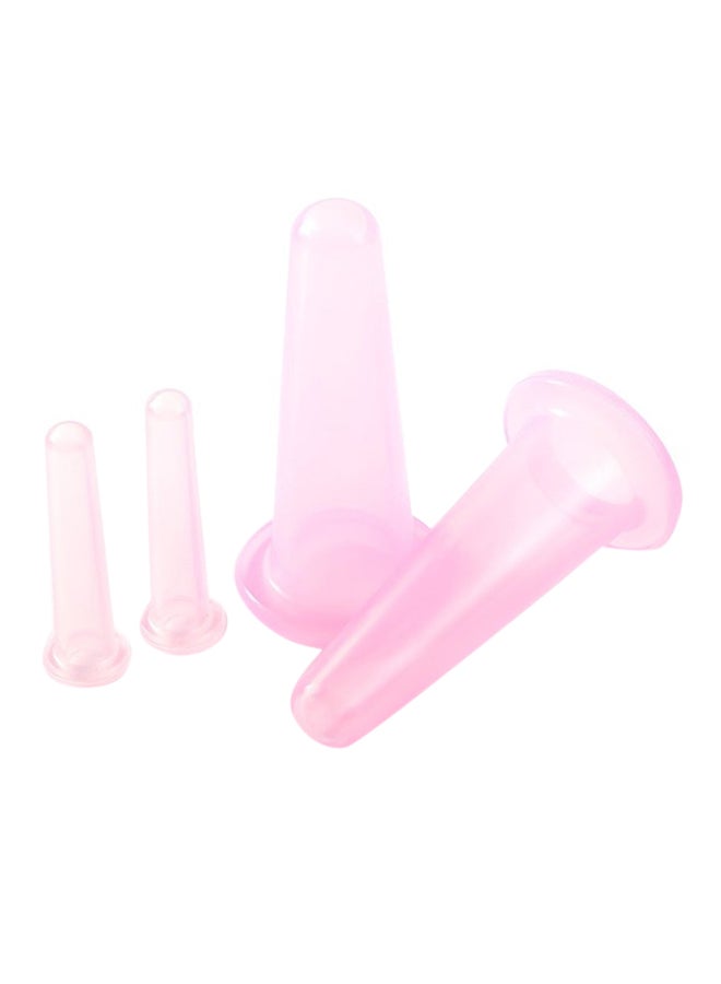 Generic 4-Piece Vaccum Massager Cup Set Pink - Image 1