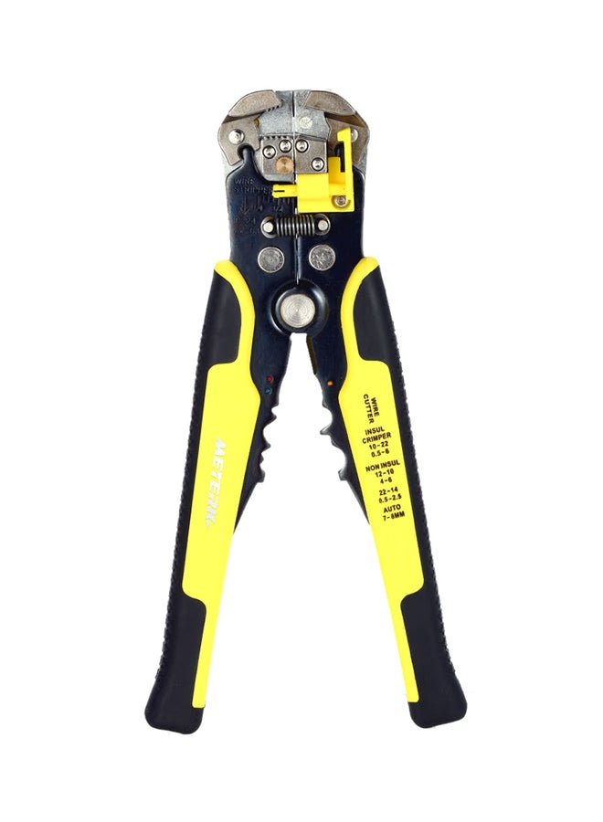 Meterk Professional Wire Stripping Tool Yellow 21x10.5x1.5centimeter  - Image 1