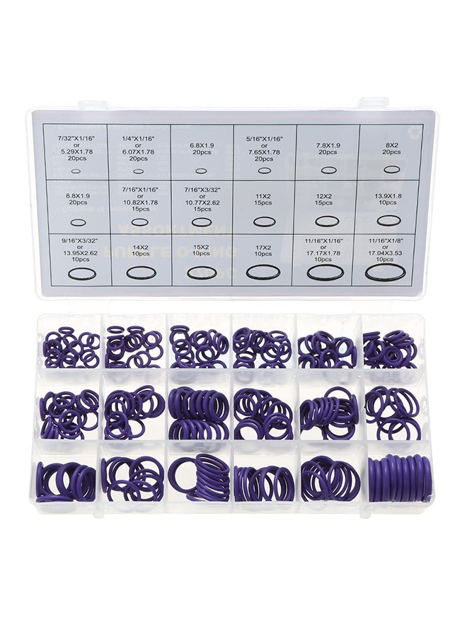 Generic 270-Piece Auto Air Conditioning O Ring Set Purple 20.5x3x10.5cm  - Image 1