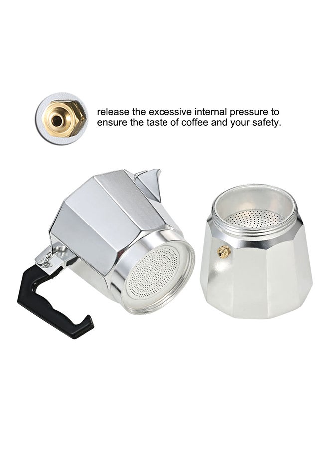 Espresso Maker 9-Cup Silver/Black  - Image 2
