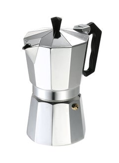 Generic Espresso Maker 6-Cup Silver/Black  - Image 1