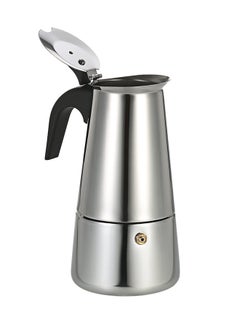 Generic Moka Latte Espresso Maker 450ml 450.0 ml H18576-4 Silver/Black  - Image 4