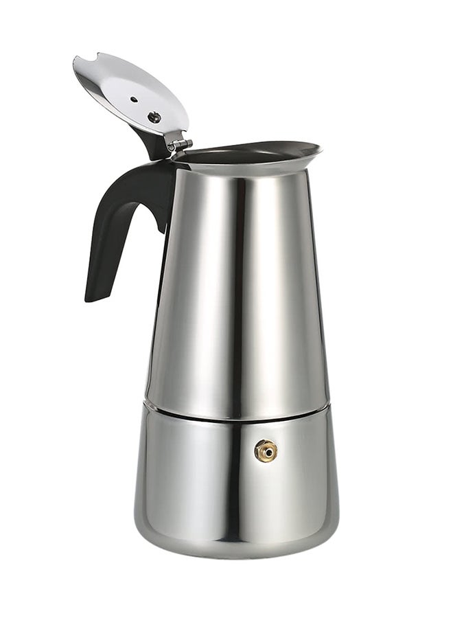 ماكينة صنع الاسبريسو والموكا واللاتيه سعة 450 مل 450.0 ml H18576-4 أسود/ فضي  - Image 4