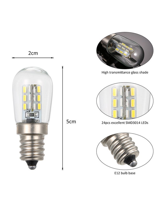 لمبة LED تتضمن 24 شريحة طراز L2074WW-2، لمقياس الحرارة الرقمي للمجمد L2074WW-2 أبيض  - Image 4