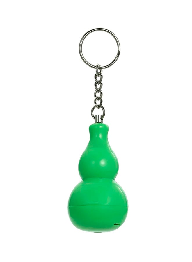 Personal Security Alarm Keychain Green 7x3.5x3.5cm - Image 1