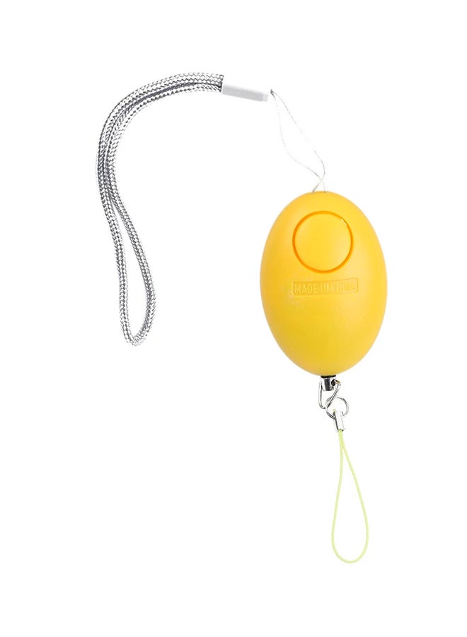 Self Defence Security Alarm Keychain Yellow - Image 1