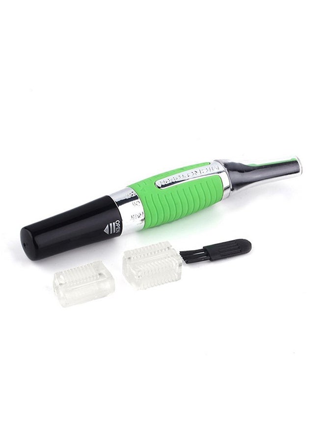 آلة تشذيب الشعر متعددة الوظائف مع شفرة حلاقة أسود/أخضر/فضي - Image 2