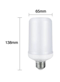 Tomshine SMD2835 LED Fire Effect Light Bulb White 6.5 x13.5centimeter  - Image 2