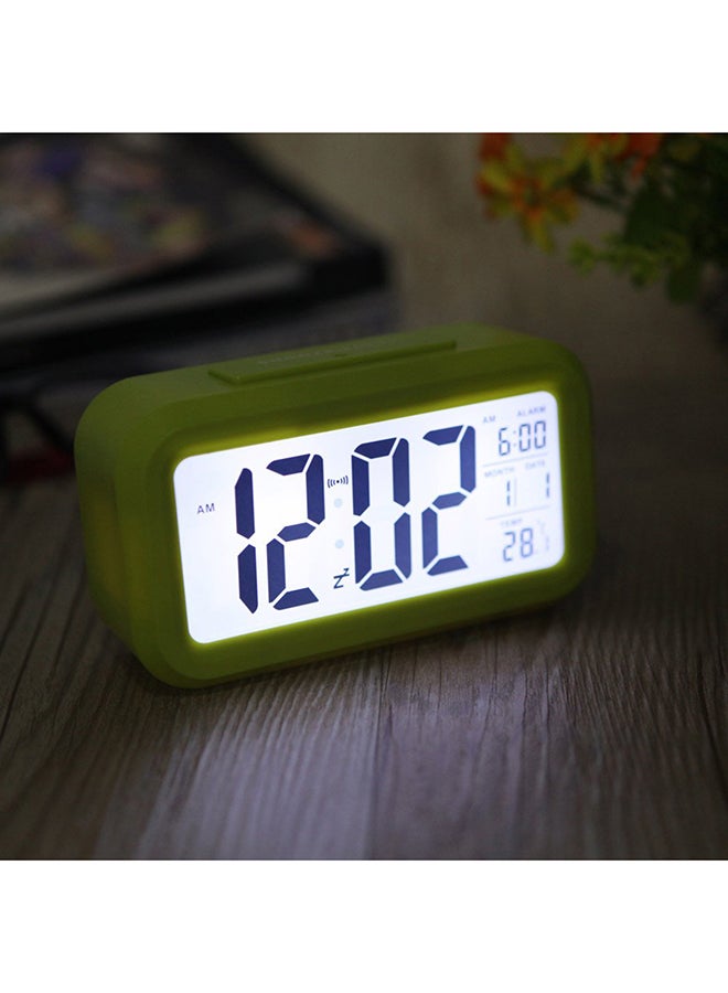 ANSELF Light-activated Sensor LED Digital Alarm Clock Yellow/Grey 13.5x7.8x4.5cm - Image 3