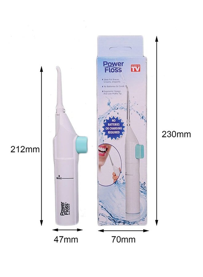 أز سين أون تي في جهاز تنظيف الأسنان بالماء أبيض - Image 2