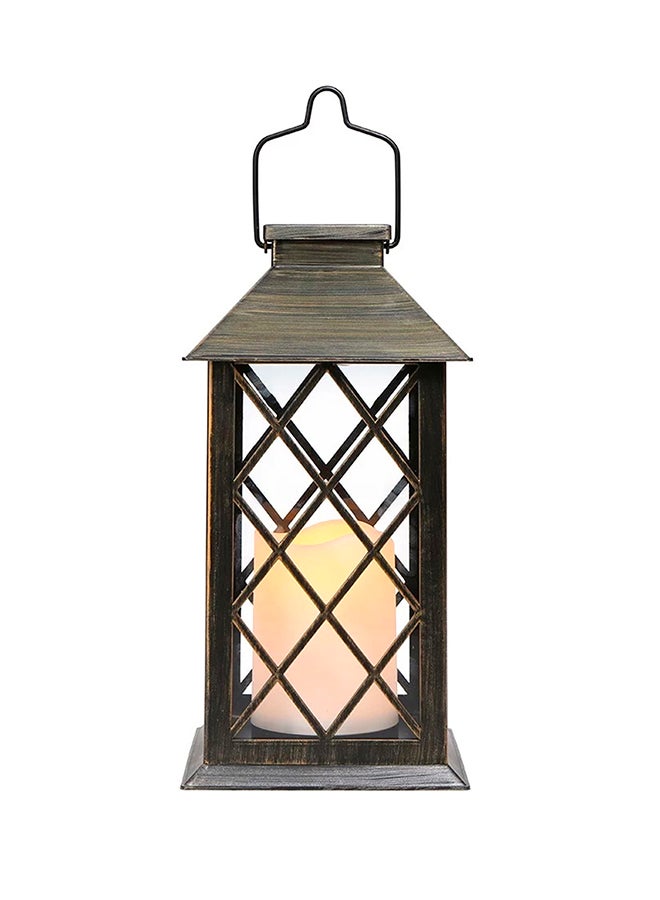 تومشاين مصباح LED قابل للشحن بالطاقة الشمسية برونزي 14x14x34.5سم  - Image 2
