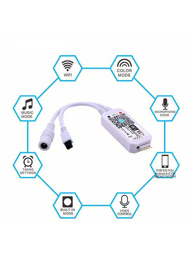 Mini RGB WIFI Intelligent Controller Black 0.13kg - Image 2