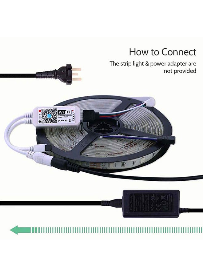 Mini RGB WIFI Intelligent Controller Black 0.13kg - Image 3