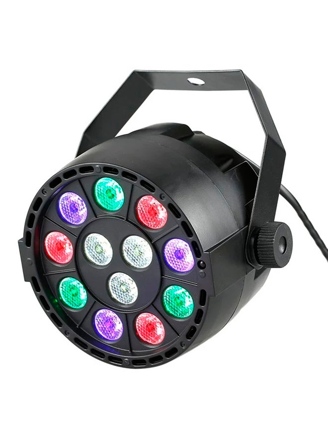 LED Stage Par Light Black 11.5x11.5x13.5centimeter