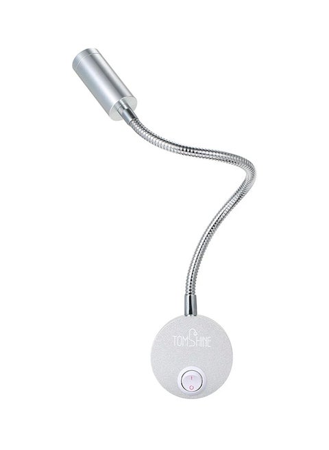 LED Bedside Lamp Silver