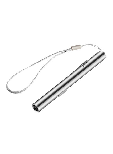 Rechargeable LED Flashlight Silver