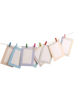 8-Piece Hanging Photo Albums Set Multicolour 17.2x12.2centimeter