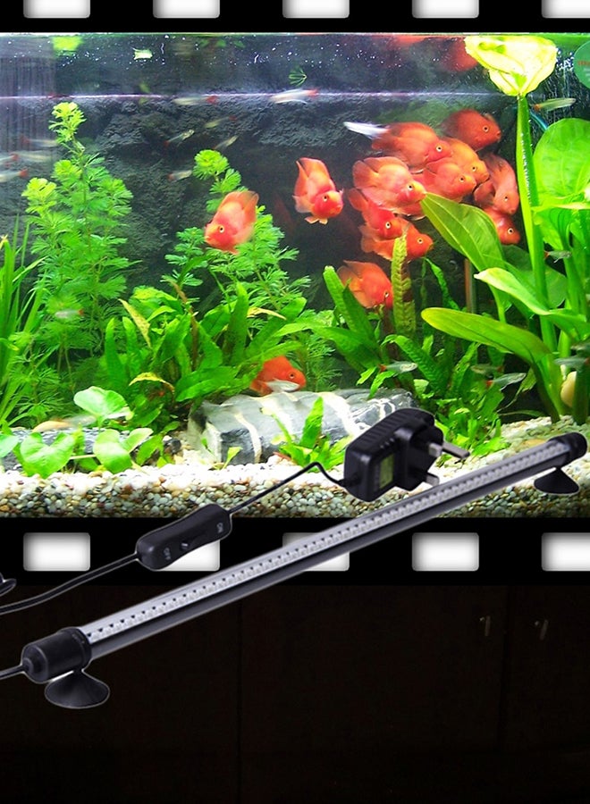 LED Portable Aquarium Lamp Black/Clear 30cm - Image 2