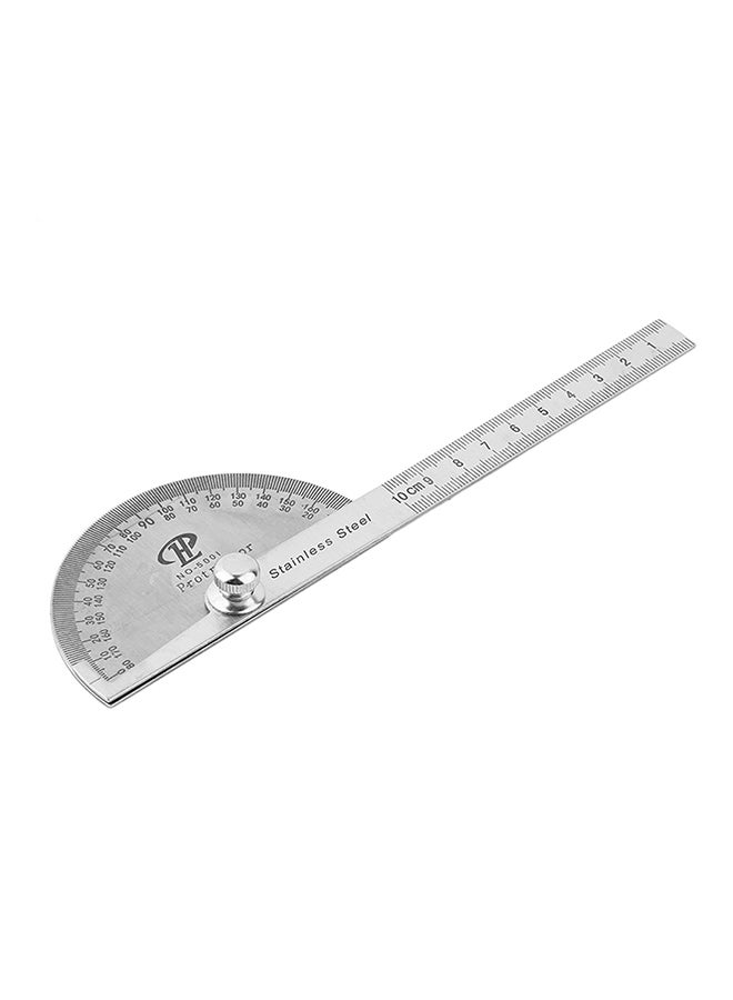 Angle Ruler Measurement Tool Silver 20x5x1centimeter  - Image 1