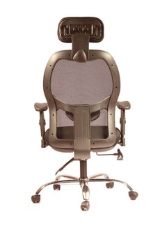 Leaders Office Chair With Head Rest Black 50cm  - Image 2