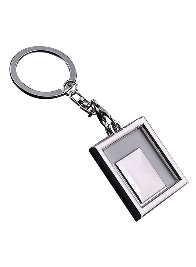 Sharpdo Mini Photo Frame Key Ring Pendant Silver - Image 4