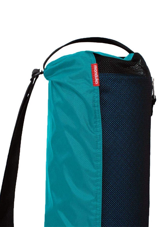 Manduka Breathe Easy Yoga Mat Carrier Bag Blue/Black 24 x 45cm  - Image 2