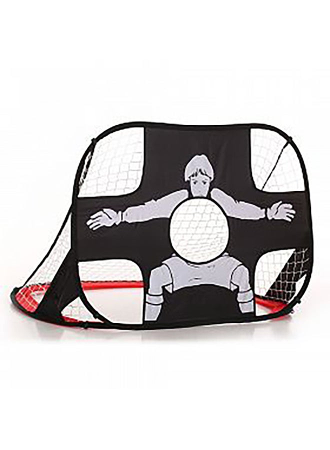 Generic 2-in-1 Pop Up Kids Soccer Net 110x80x80cm  - Image 1