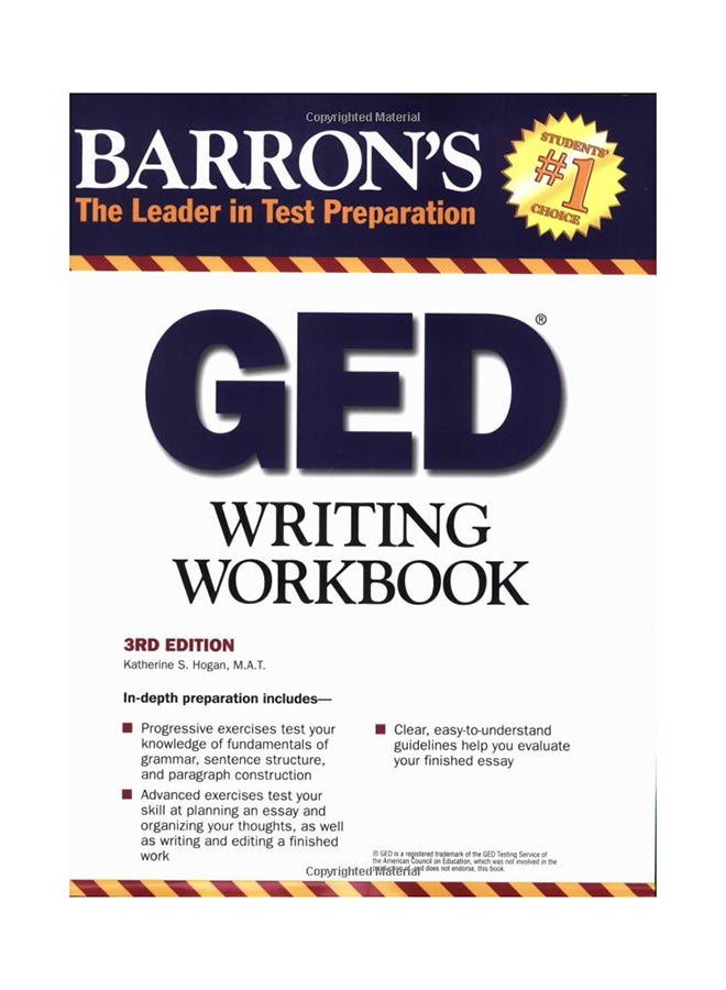 Ged Writing Workbook Without CD - Paperback English by Katherine Hogan - 01/08/2009