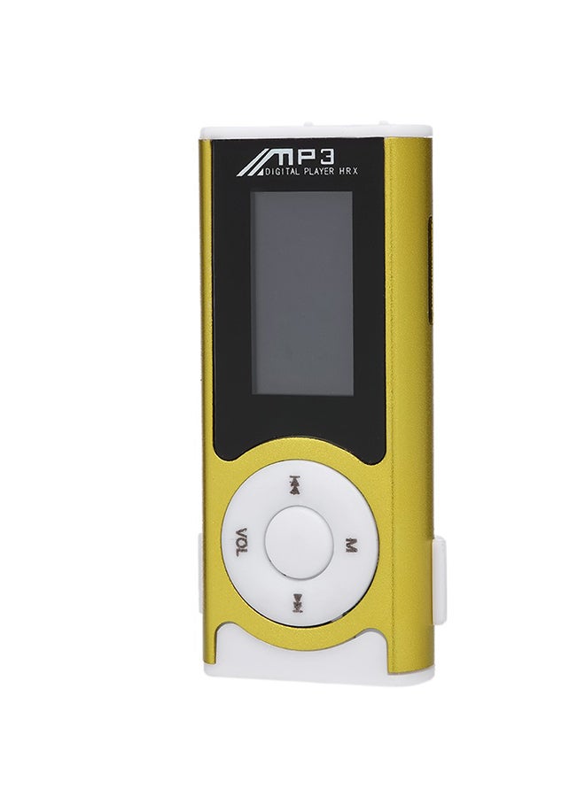 Mini Clip MP3 Digital Music Player V4248YGR Yellow - Image 1