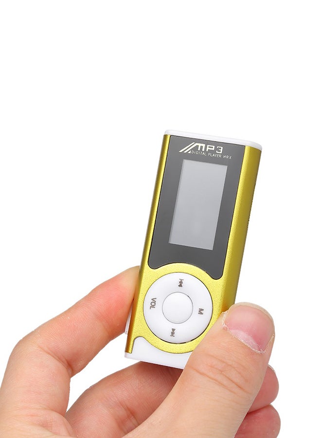 Mini Clip MP3 Digital Music Player V4248YGR Yellow - Image 3