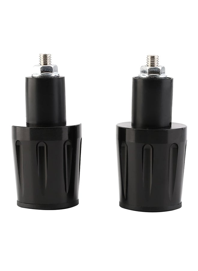 Generic 2-Piece Motorcycle Handlebar Cap Set 
