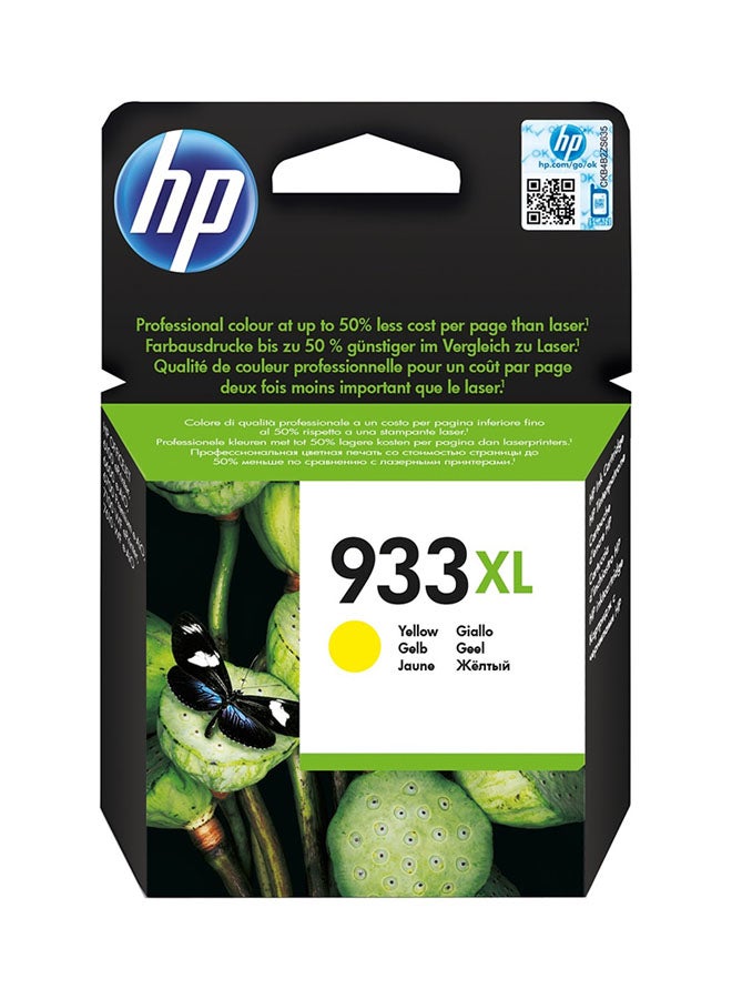 HP 932Xl High Yield Ink Cartridge Yellow  - Image 2