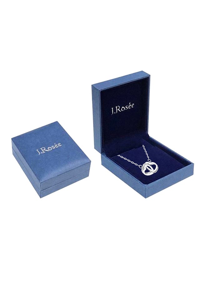 JRosee 925 Sterling Silver Heart Shape Pendant Necklace - Image 3