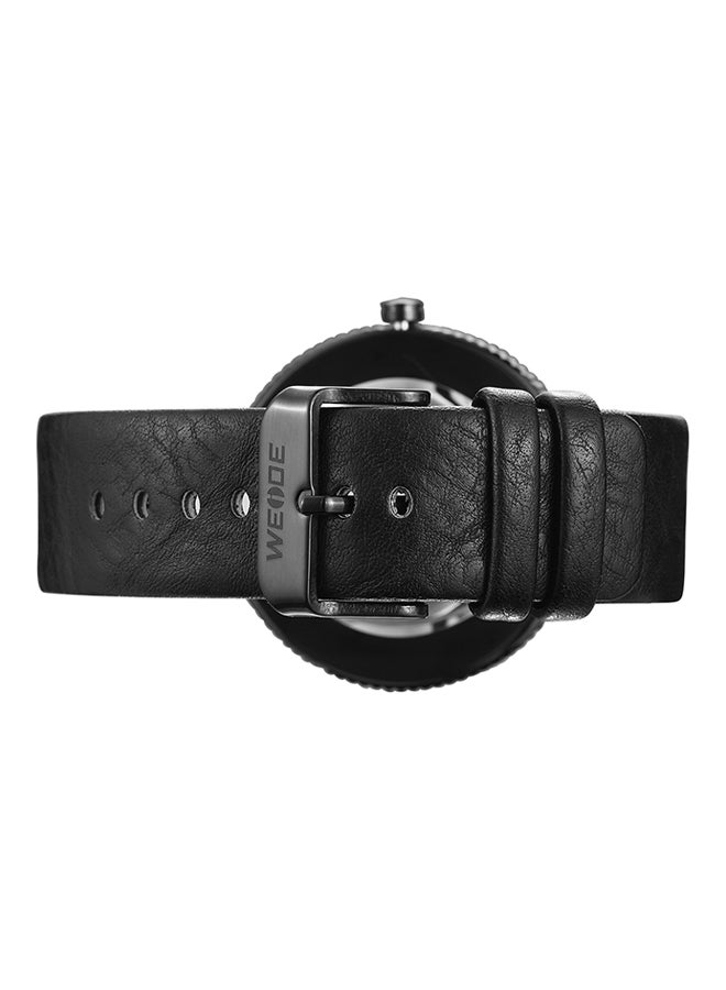 Weide Men's PU Leather Analog Watch WD006-2C - Image 2