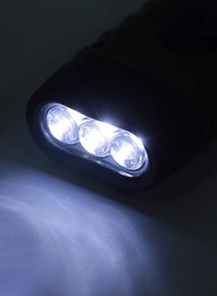 أوتاد مصباح يدوي بدعامة مكون من 3 مصابيح LED يعمل بالطاقة الشمسية أسود/ أخضر عسكري  - Image 5