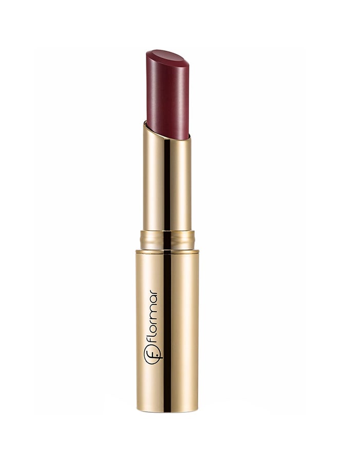 flormar Deluxe Cashmere Lipstick 26 Burgundy Red - Image 1