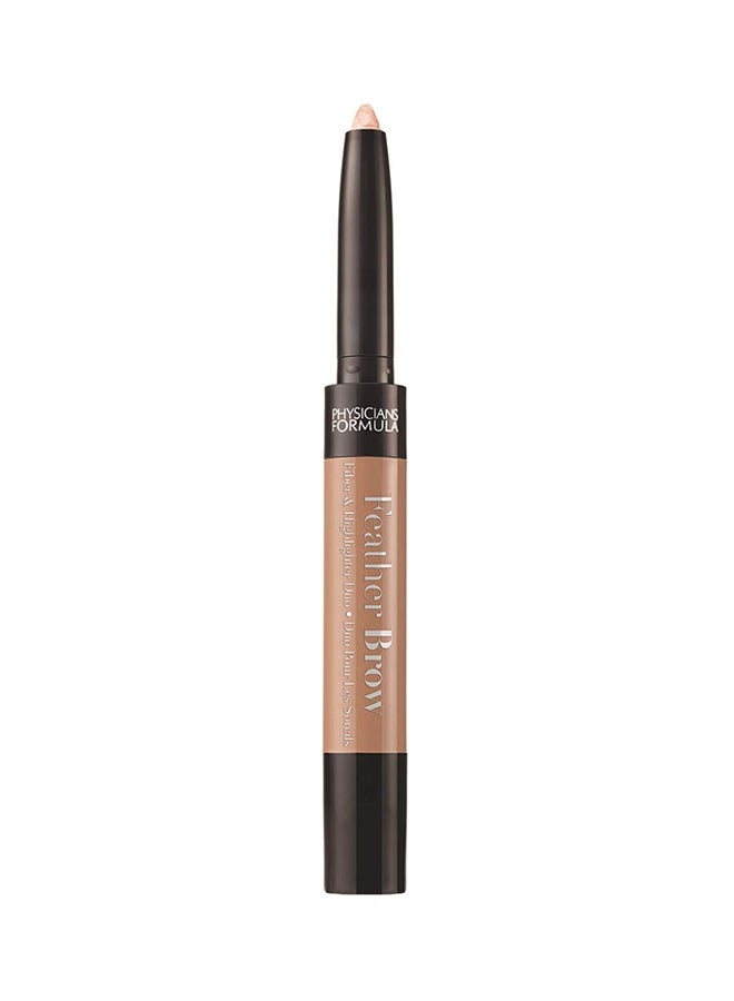 Physicians Formula Feather Brow Fiber And Highlighter Duo Brunette - Image 1