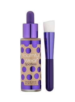 Youthful Wear Youth-Boosting Spotless Foundation With Brush SPF 15 6224 Medium