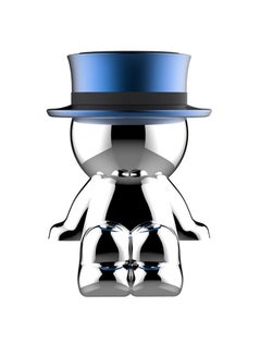 Cute Cap Boy Doll 360 Magnetic Car Phone Holder Blue
