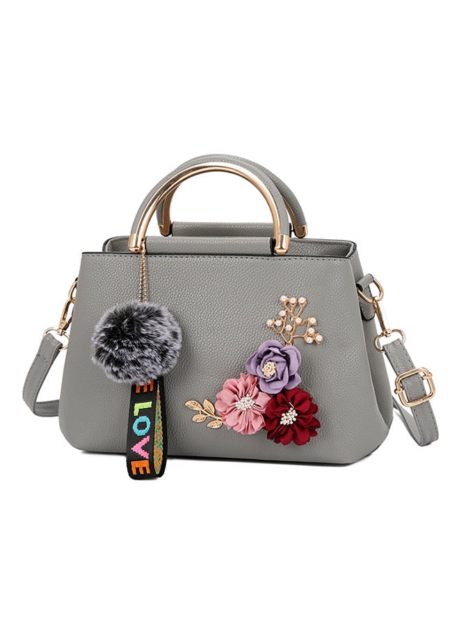 Unique Accent Crossbody Bag Grey  - Image 2