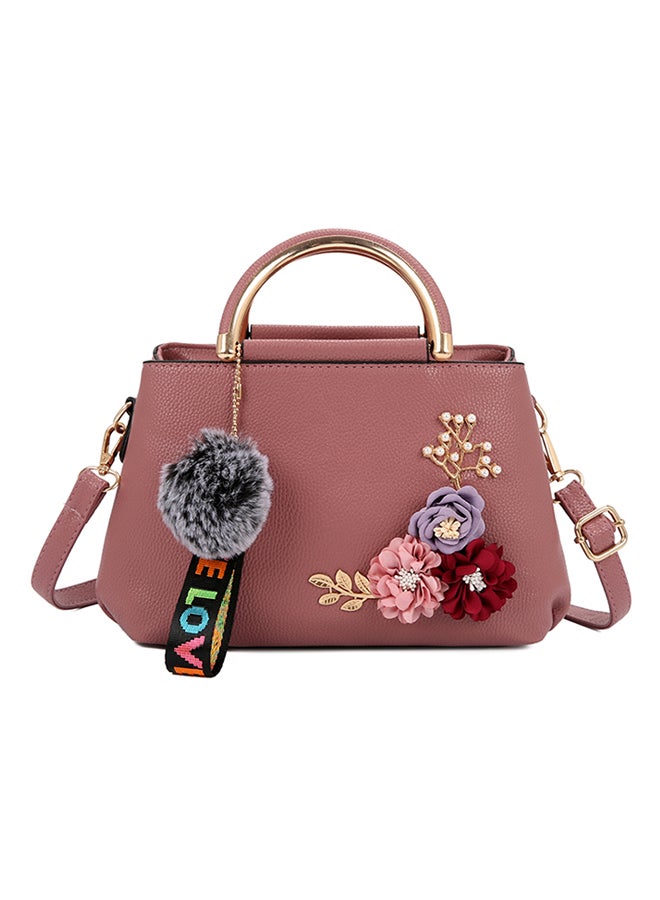Unique Accent Crossbody Bag Pink - Image 1