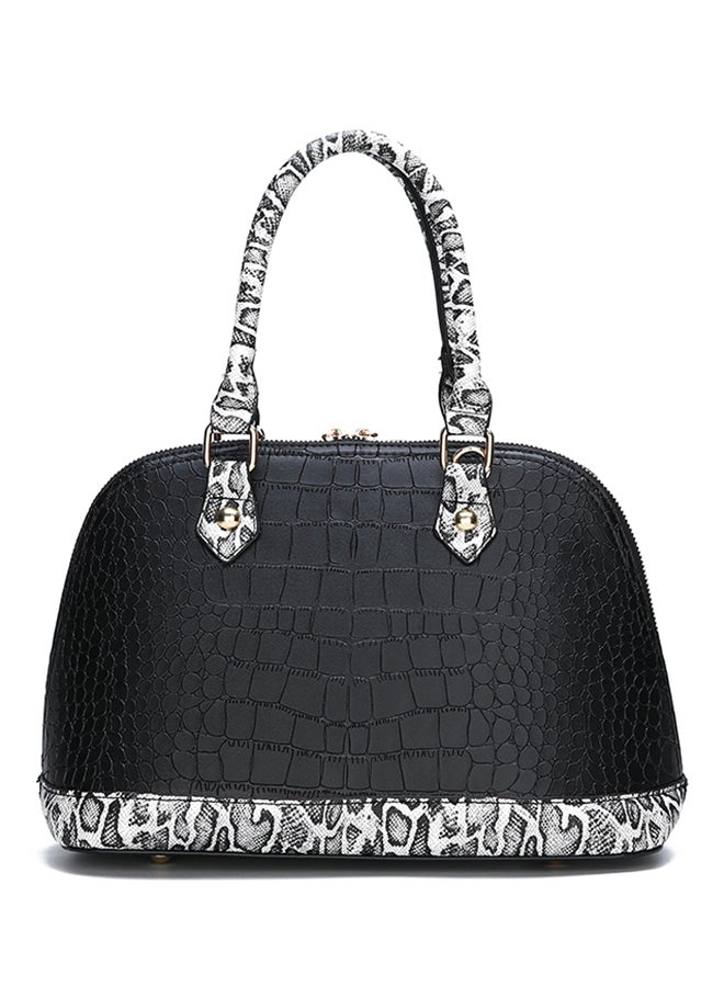 Polyurethane Shoulder Bag Black  - Image 2