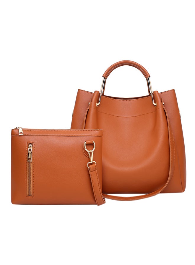 2-Piece Composite Bag Set Brown  - Image 1