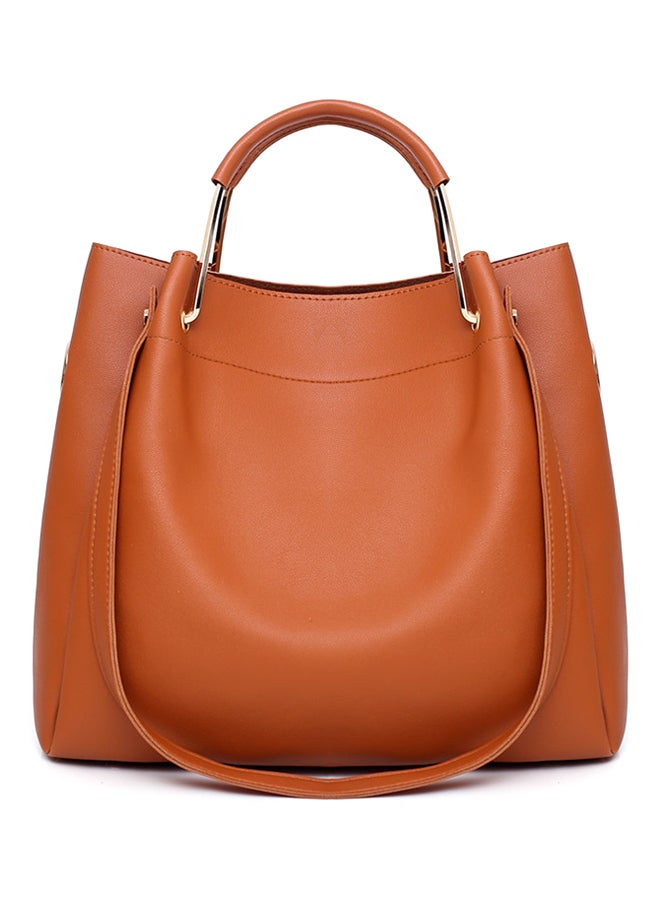 2-Piece Composite Bag Set Brown  - Image 2