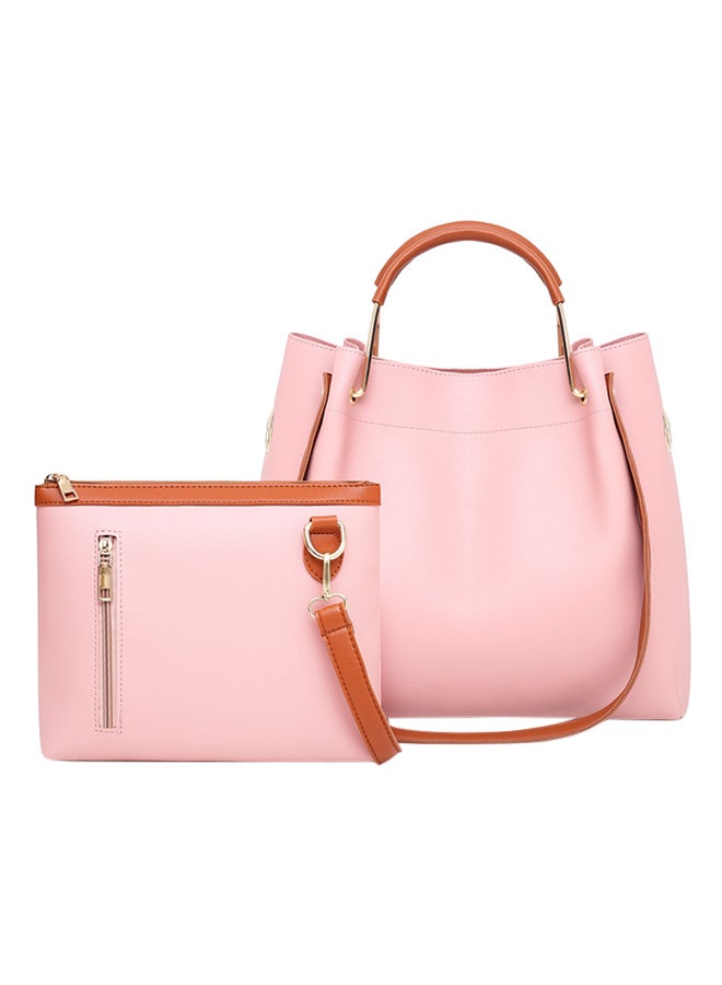 2-Piece Composite Bag Set Pink