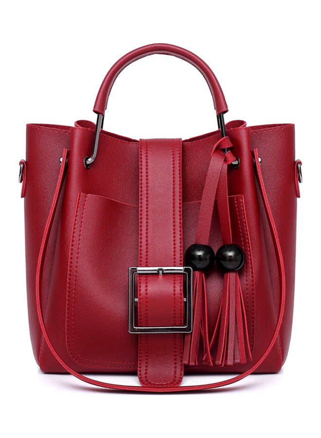 3-Piece Composite Bag Set Red - Image 2